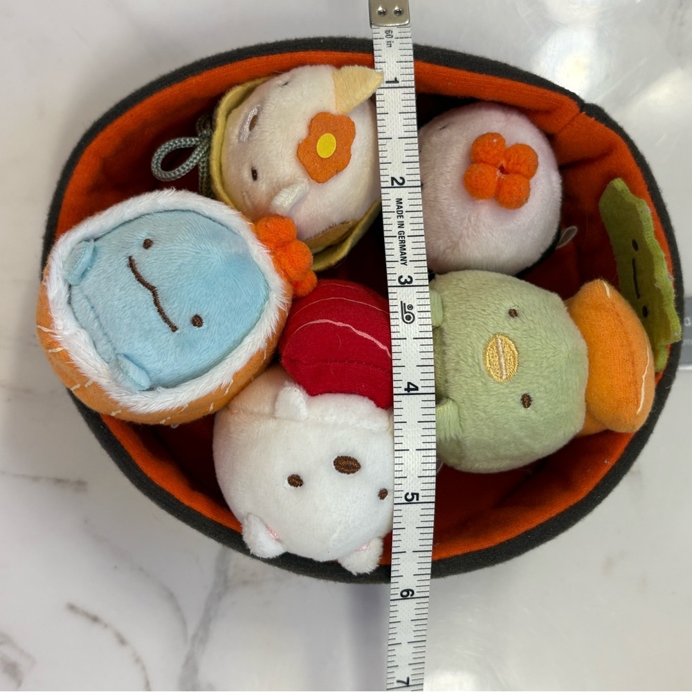 Sumikko Gurashi Sushi Plush Bowl Set | San-X Japanese Kawaii Plush - Picture 13 of 13